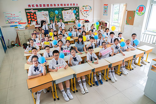 松阳小学生毕业季集体照拍摄